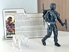 1985 Hasbro GI Joe ARAH - SNAKE-EYES (v2) Figure 100% Complete with File Card