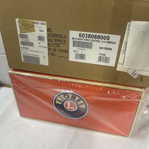 Locomotora de vapor Lionel calibre O 2-6-0 Mogul New York Central 6-38088 con remitente | Condition: Used