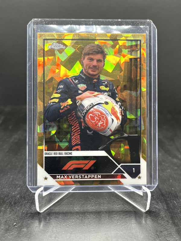 2023 Topps Chrome Sapphire Formula 1 F1 Max Verstappen Gold 36/50 #2