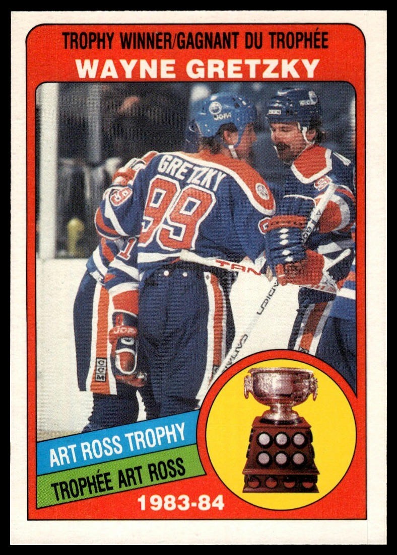 1984-85 O-Pee-Chee #373 Wayne Gretzky HOF