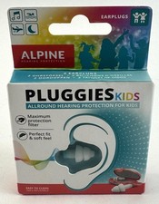 Alpine Pluggies Kids Kinder universal Ohrstöpsel Gehörschutz Paar mit Box NEU