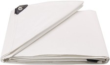 Multi-Purpose Heavy Duty Poly Tarp, 12x16 Feet, White