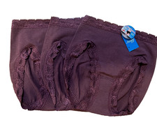 Triumph sloggi women underwear 3 Pack cotton 100  " wine red " M size  