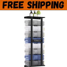 Bathroom Towel Storage Rack, Wall Mounted Bathroom Towel Rack, 30 inch Heavy Dut