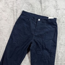 Brooks Brothers Fleece Pants Boys 20 Navy Corduroy Cotton Casual NEW