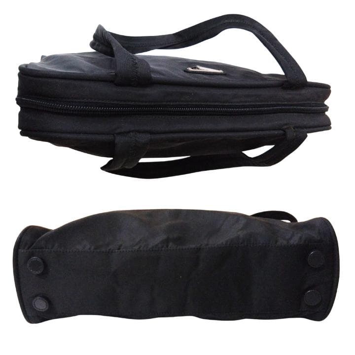 PRADA Nylon Tote Bag Black Shoulder Bag Lightweight Simple Design Authentic Used thumbnail 5