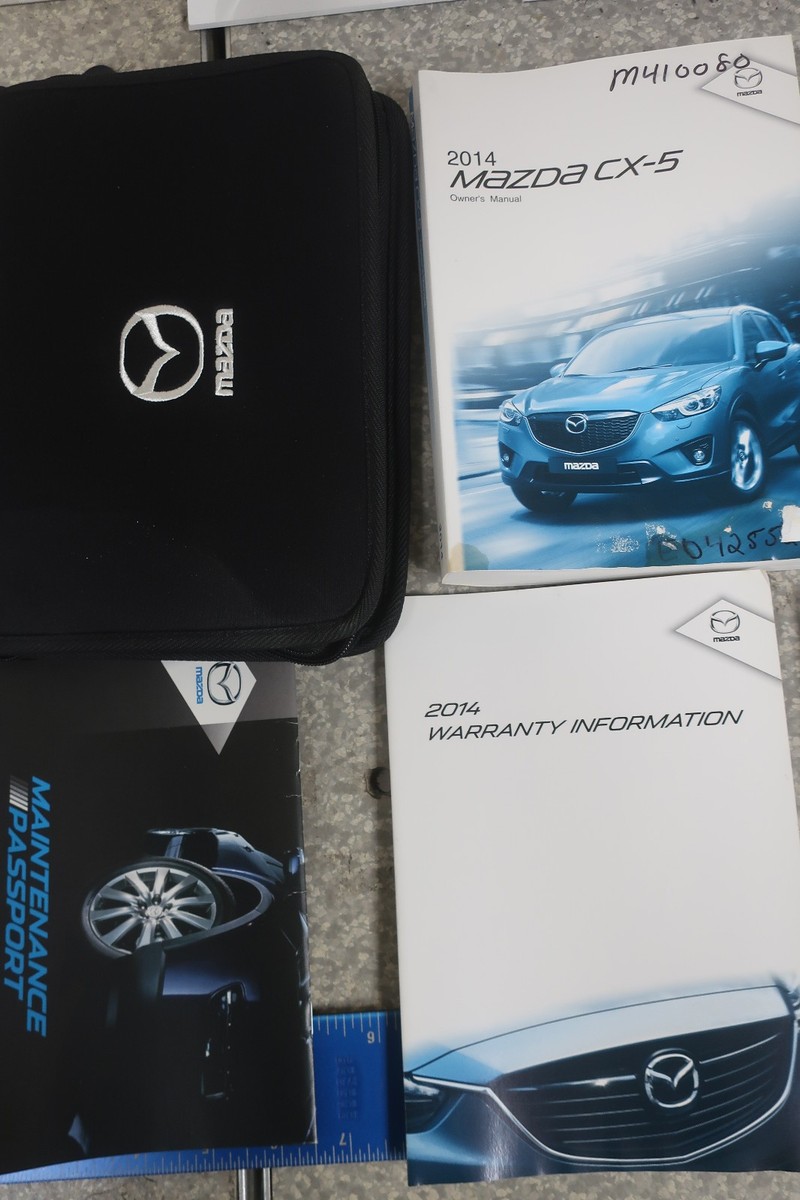 Mazda Cx5 CX Five Owner's Manual 2014 Book Set 14 Free Shipping