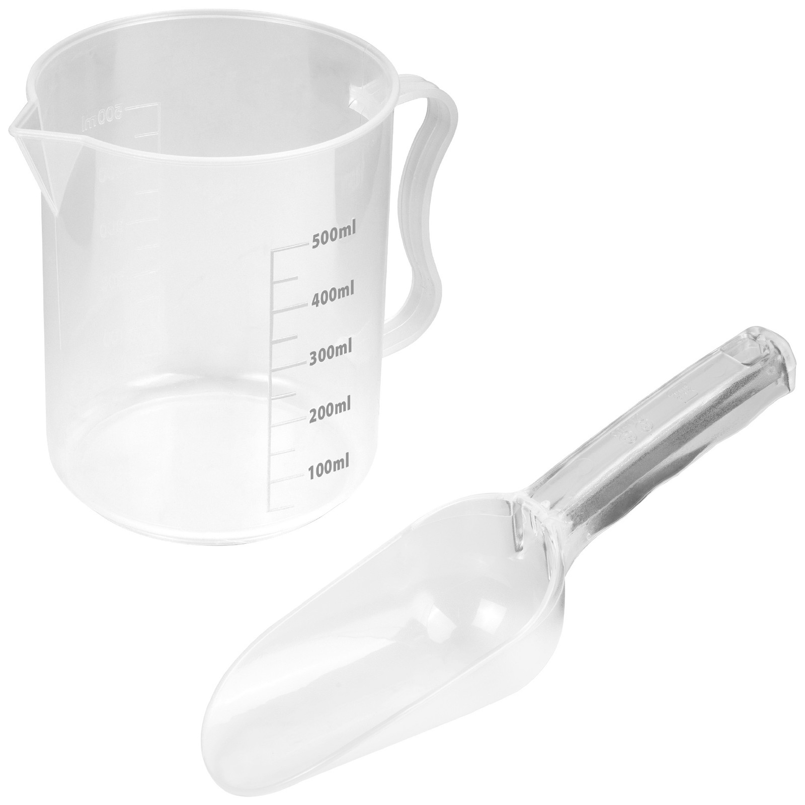 DEXLO Popcorn Shovel Measuring Cup Scoop Commercial Popcorn Machine Accessory