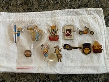 Hard Rock Cafe first anniversay pin. Three year employee pin and more.