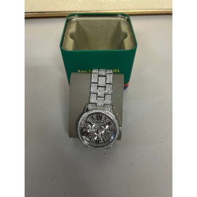 Michael Kors MK6788 Oversized Brynn Pavé Silver-Tone Crystal Watch