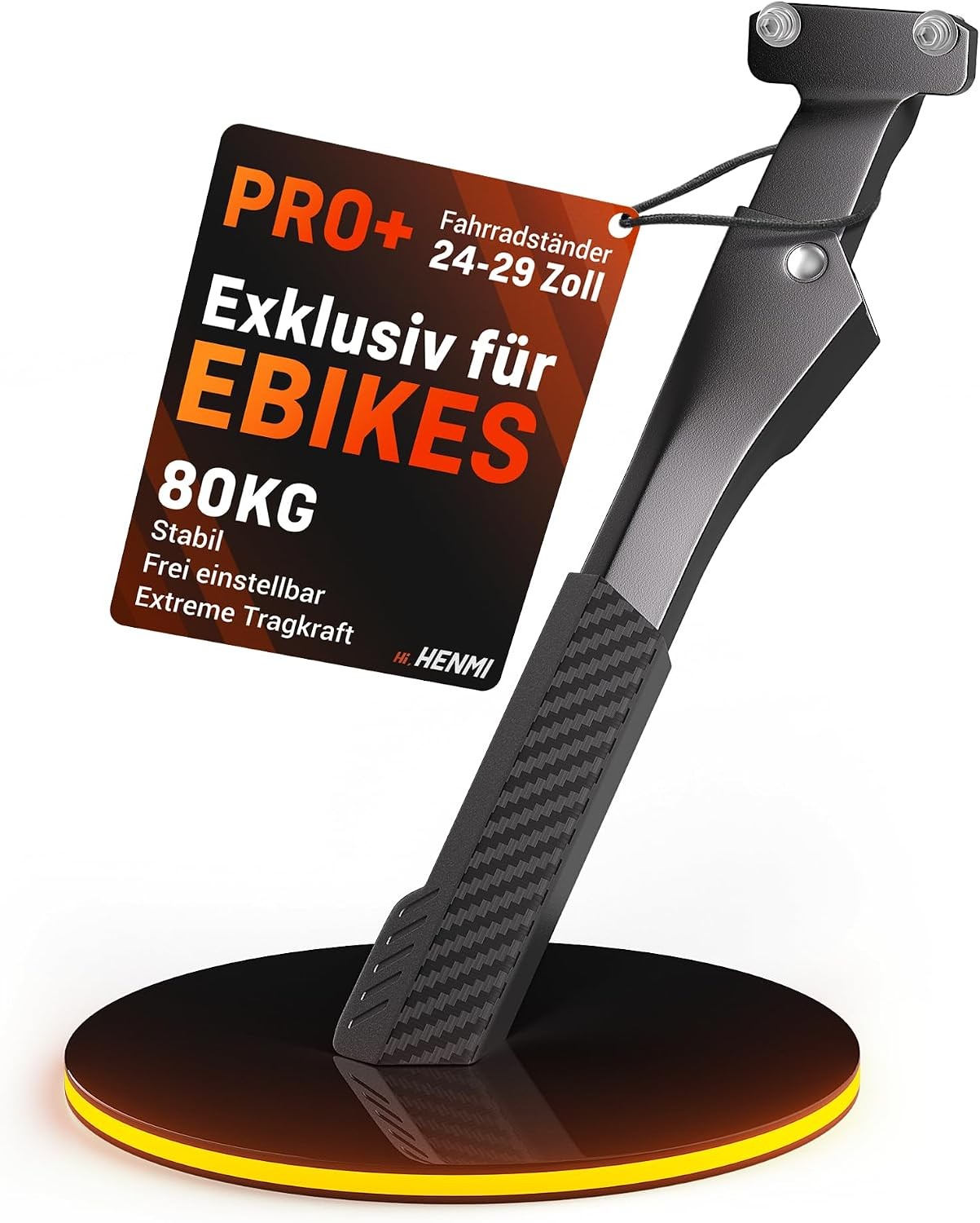 Cavalletto Bici E-Bike Mountain Bike City Bike Alluminio 40mm Distanza Fori - 24-29 Pollici...