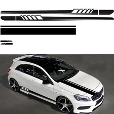 5Pcs Universal Racing Body Hood Stripes Decal Vinyl Stickers for Car SUV Truck