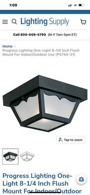 progress lighting Fixture Outdoor Indoor P5744-31 New Sealed Box