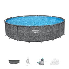 Bestway APX 365 20ft Round  All-Year Above Ground Swimming Pool Set