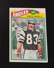 1977 Topps Vince Papale Rookie Card #397 excellent- near mint (see scan). rookie card picture