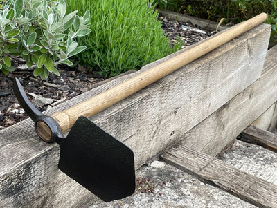 Vintage Garten Grabenhacke Mattock Meißelhammer Graben altes Werkzeug 1