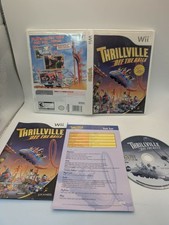 Thrillville Off the Rails Nintendo Wii 2007 Complete CIB Manual Park Tour Tested