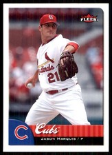 Jason Marquis 2007 Fleer #50 Chicago Cubs MLB READ FREE SHIPPING AutographDen