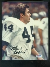 Marv Hubbard Oakland Raiders 8x10 Photo Signed Autograph Auto PSA/DNA Football