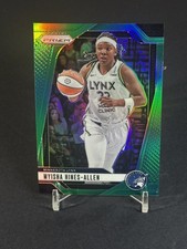 2024 Panini Prizm WNBA- #20 Myisha Hines-Allen Green Prizm - Minnesota Lynx