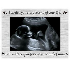 Miscarriage Memorial Picture Frame Gifts for Parents, I Carried You Every