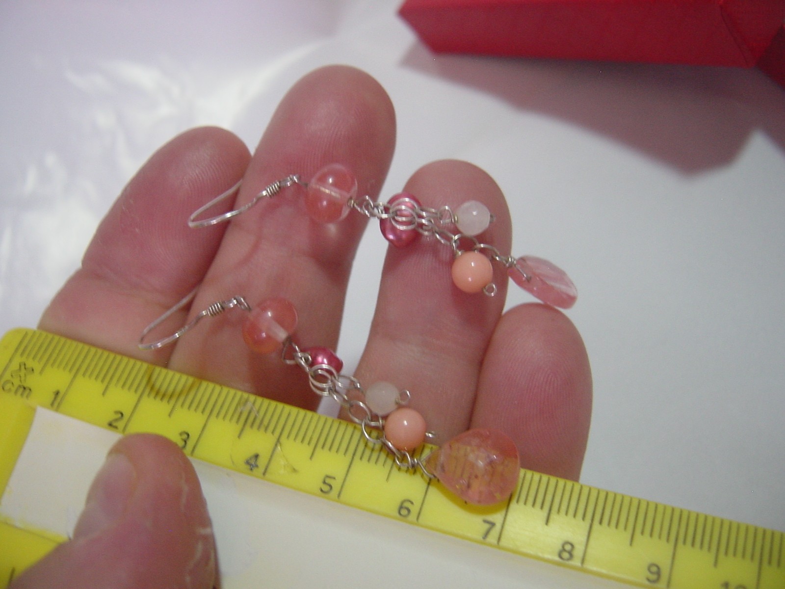 Solid Silver Earrings-beautiful unusual genuine s… - image 6