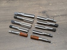 NOS GTD GREENFIELD THREADING TAP LOT, 7/8"-9NC, 3/4"-10NC, 3/4"-27NS, USA, 10pc
