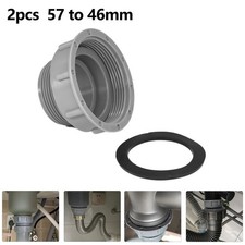 Ablaufrohr Fuge Waschbeckenrohr Adapter 2 Stck 3 ??en 57 mm auf 46 mm 58 m