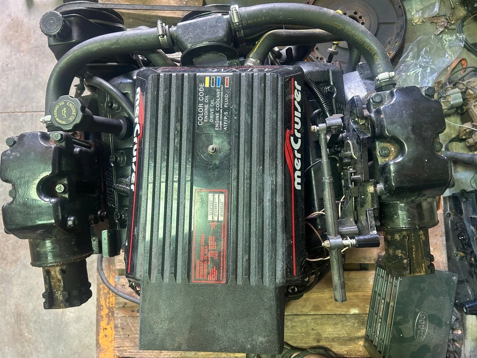 Mercruiser 4.3L I/O Engine 1995 Complete Drop in Ready Runs Great Free Freight - Image 4 of 4