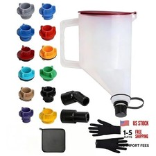 17-Piece No-Spill Oil Funnel Kit 1.5QT Engine Oil Change Funnel  Bonus
