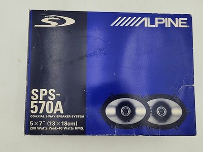 Alpine SPS-570A 5x7 Speaker System 200W 2 Way Car Home Audio New