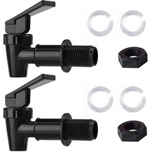 Water Spigot,BPA Free Plastic Spigot, Universal Faucet for 5 gallon bucket, W...