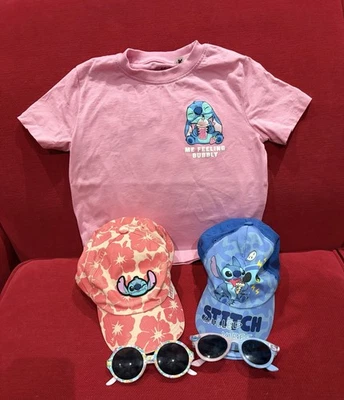 Paquete de puntada Disney de verano para niños - Camisa, gafas de sol y sombreros para el sol de 4 a 6 años - Imagen 1 de 4
