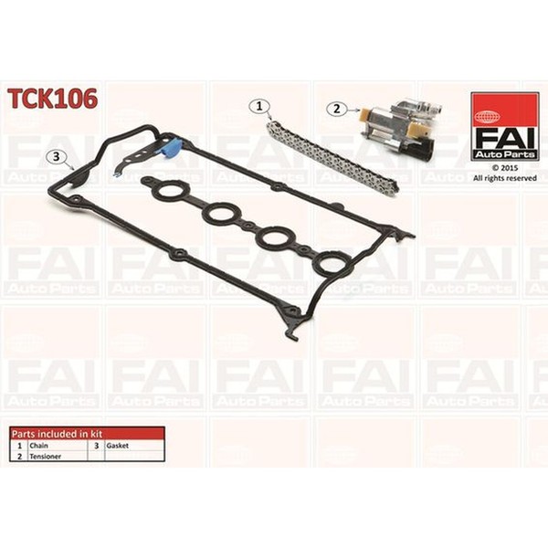 FAI Autoparts TCK106 Steuerkettensatz-image