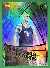 2025 TOPPS WWE UNIVERSE THE ROCK REMARKABLE RETURNS INSERT #RRE-1 FINAL BOSS