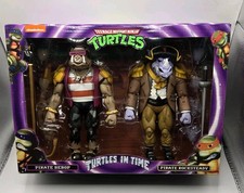 Neca TMNT Teenage Mutant Ninja Turtles in Time Pirate Bebop & Rocksteady Figures