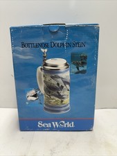 Sea World - Bottlenose Dolphin - Budweiser / Anheuser Busch Stein