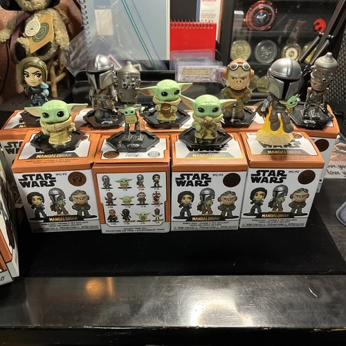 Funko Disney Specialty Series Mandalorian Star Wars 9 Figures Plus Sales Box!