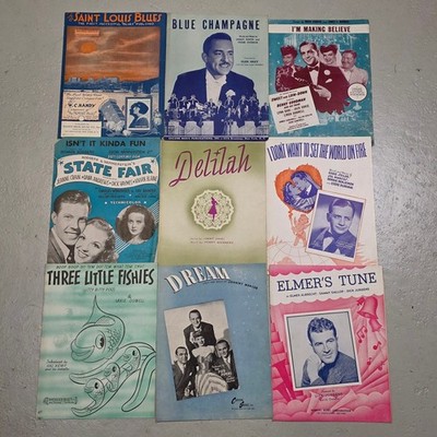 Vintage 1940s Sheet Music lot