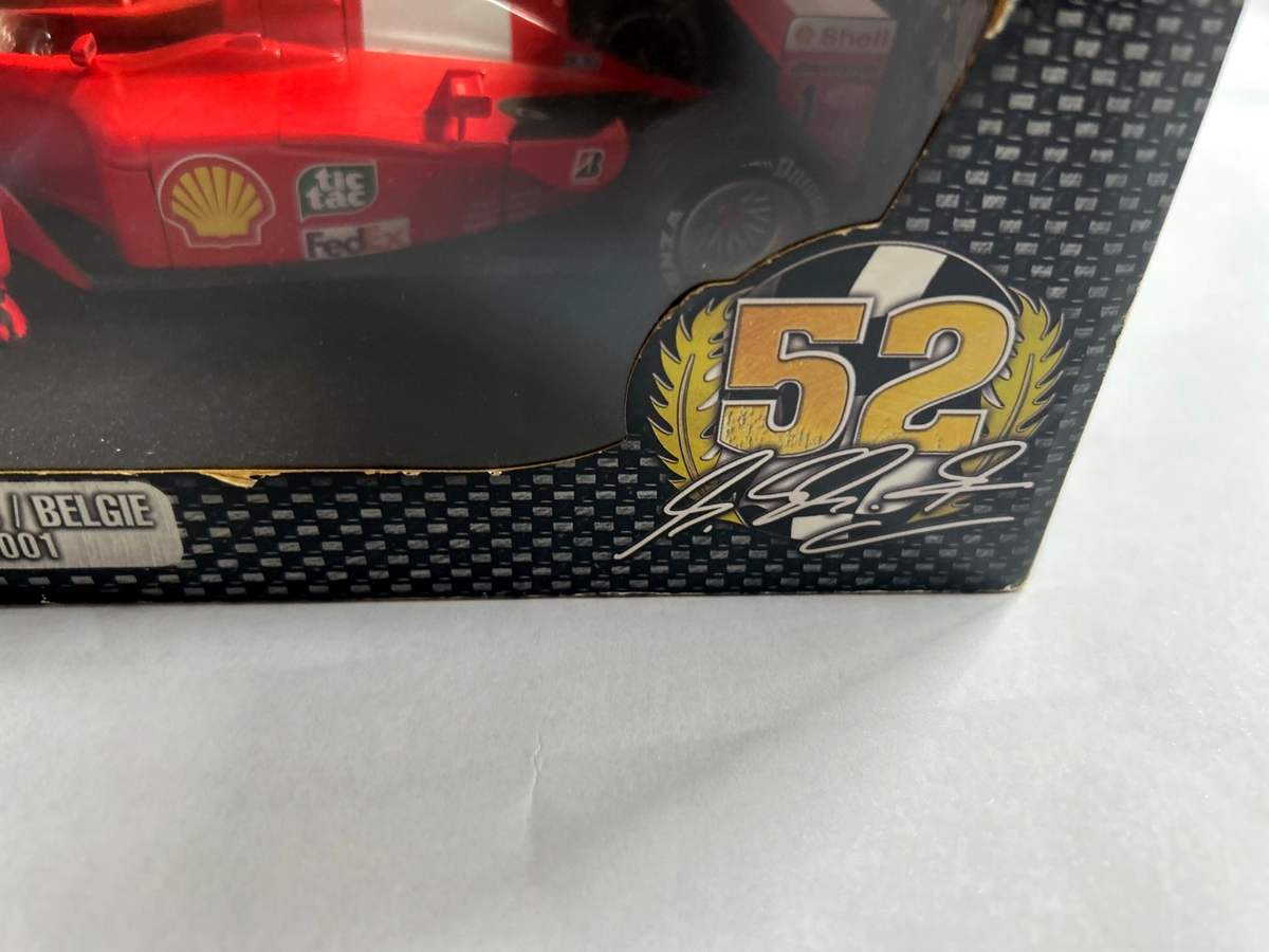 ホットウィール 1/18 フェラーリ F2001 シューマッハ 52勝モデル 1:18 ホットウィールズ 2001年 フェラーリ F2001 - #1 ミハエル