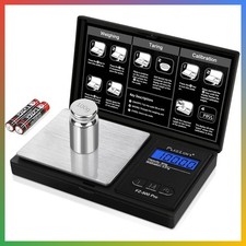 Digital Pocket Gram Scale 0.01g x 500g, with 100g Calibration Weight
