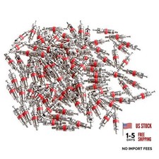 200Pcs Premium Tyre Tire Valve Cores - Valve Stem Core Part Replacement,