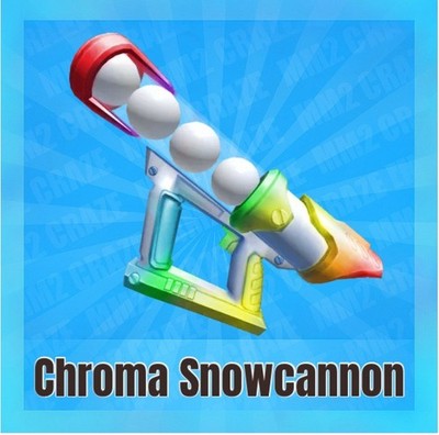 NEW Christmas Chroma Snowcannon Gun Murder Mystery 2 | MM2 | Cheap + Fast