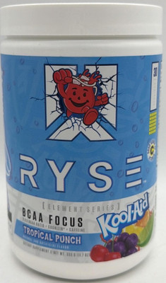 Ryse Element Series BCAA Focus ~ Kool-Aid Tropical Punch ~ 11.7 OZ ~ EXP 10/26