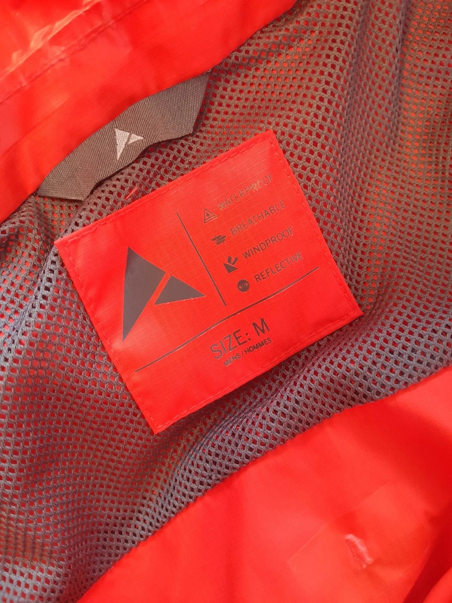 Altura Mens Cycling Nightvision Water Wind Jacket Road Gravel Orange Size Medium