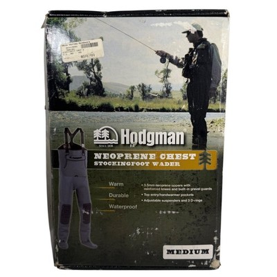 Hodgman Neoprene Chest Stockingfoot Wader Medium Waterproof Durable Fishing Gear