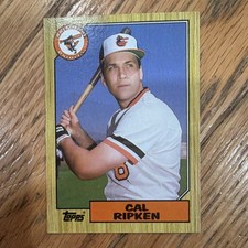 1987 Topps Cal Ripken #784 Baltimore Orioles MLB Vintage Base Set Baseball Card