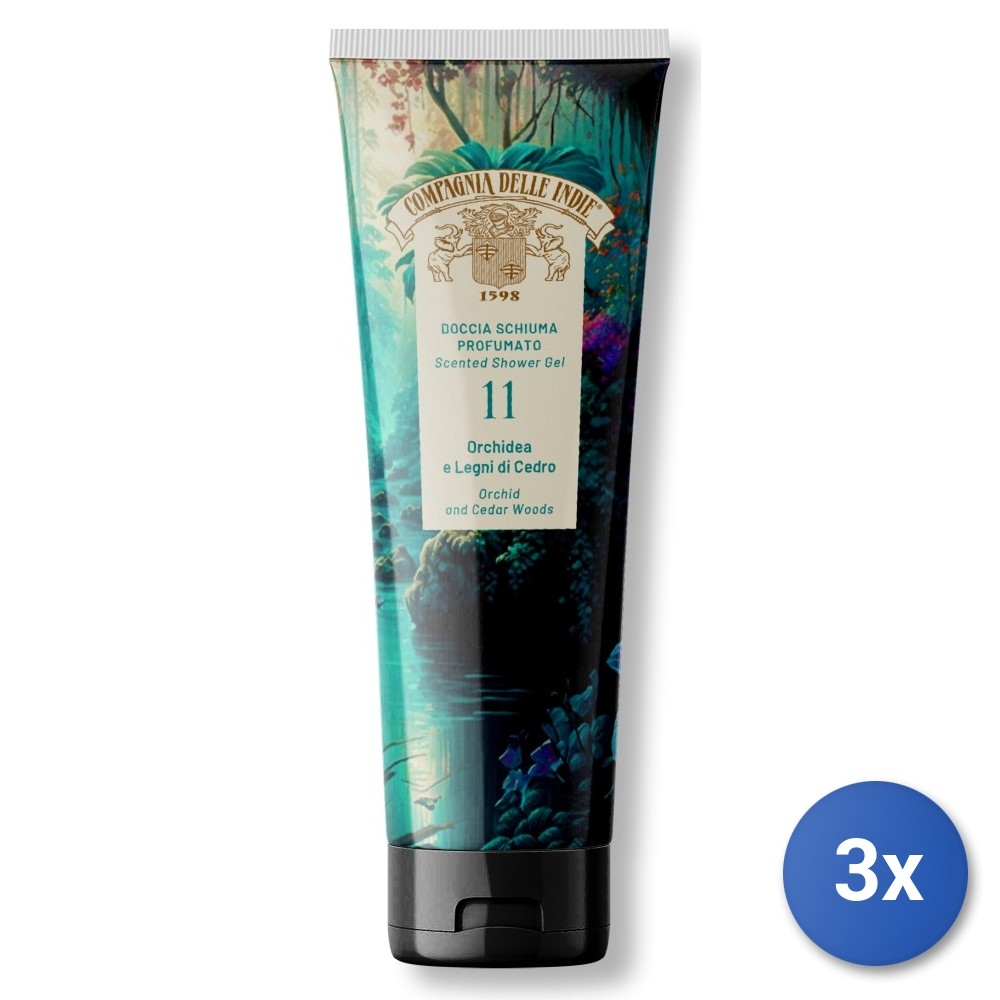 3X Company Of The Indies Shower 250 ML. 11 Orchid/Cedar