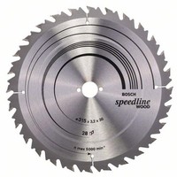 Bosch KreissäGeblatt Speedline Holz, Ø 315 Mm, 28 ZäHne