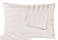 100 Egyptian Cotton Standard Pillow Protectors Set of 4, 400 Thread Count Sa...